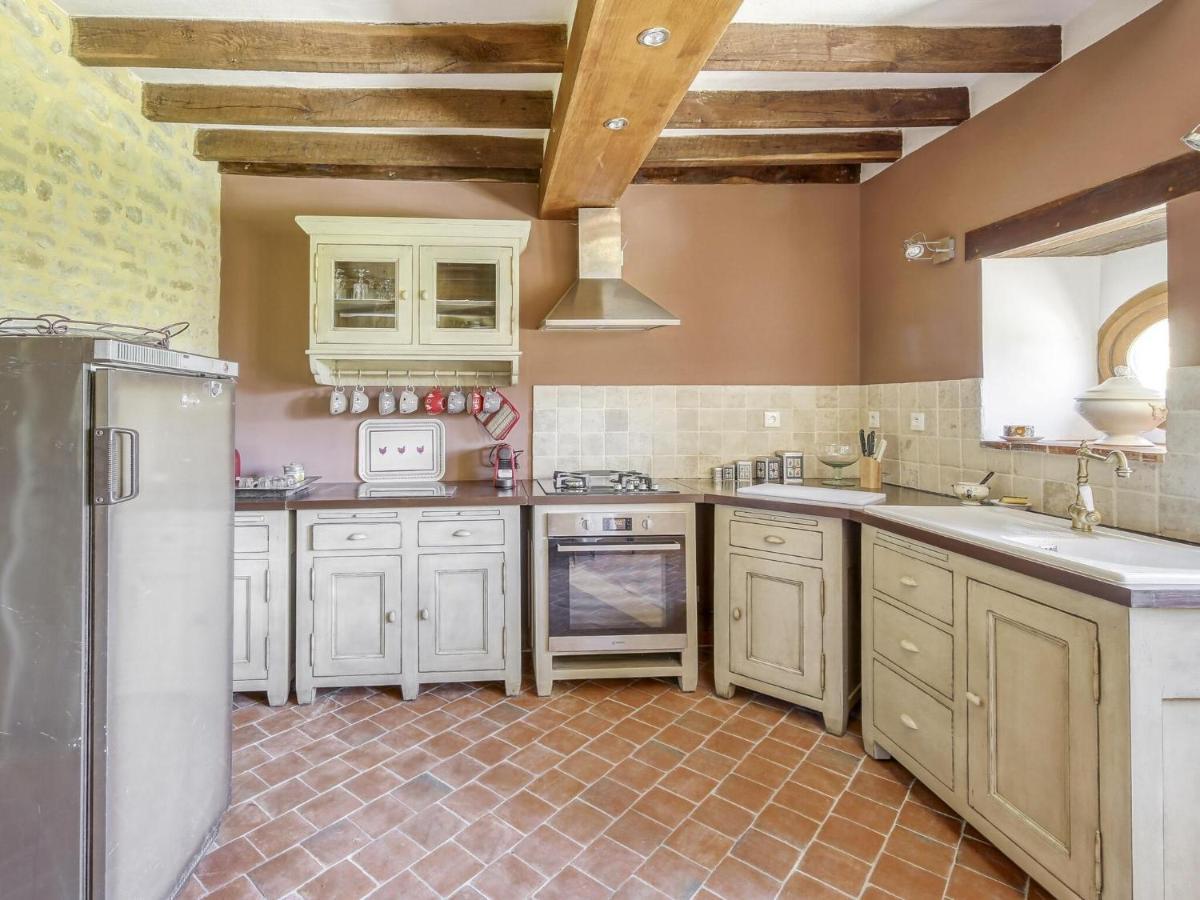 Burgundian Farmhouse In Talon With Fireplace Eksteriør billede