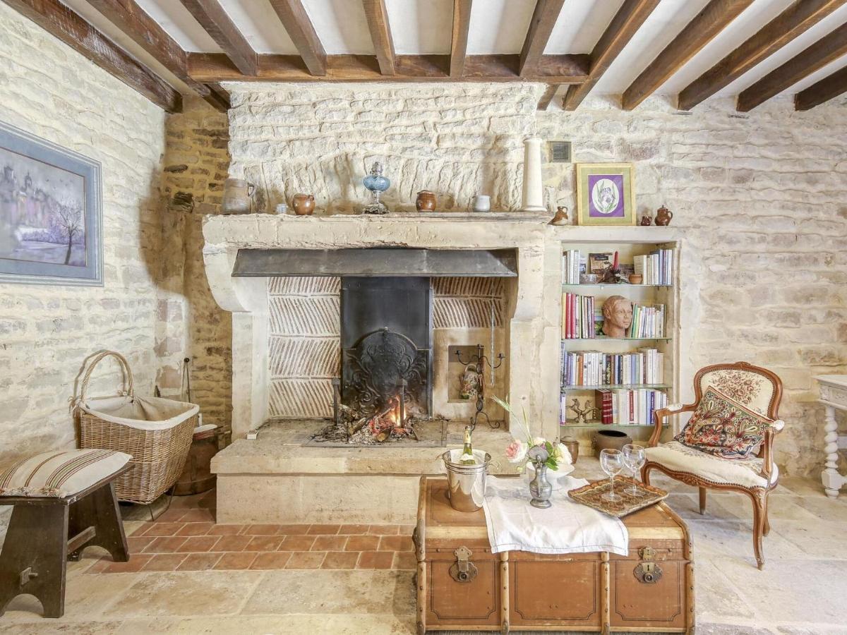 Burgundian Farmhouse In Talon With Fireplace Eksteriør billede